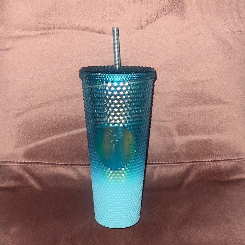 Starbucks Blue Ombre Tumbler with Straw